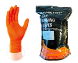 Orange Nitrile 8MIL DIAMOND GRIP Disposable Glove 20PCS/BAG