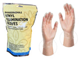 Biodegradable Vinyl Exam Grade Disposable Gloves 40pcs/bag