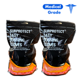 Black Nitrile/Vinyl Blend Exam Grade Disposable Gloves 20pcs/bag