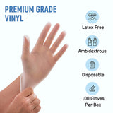 CLEAR VINYL EXAM GLOVES ONE PALLET