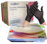 BLACK NITRILE EXAMINATION GLOVE